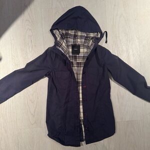 Burton Hooded Jacket with Plaid Lining